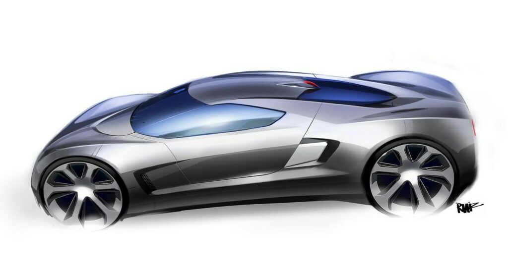     What do you think of these two stylish Cadillac Coupe sketches from GM Design?