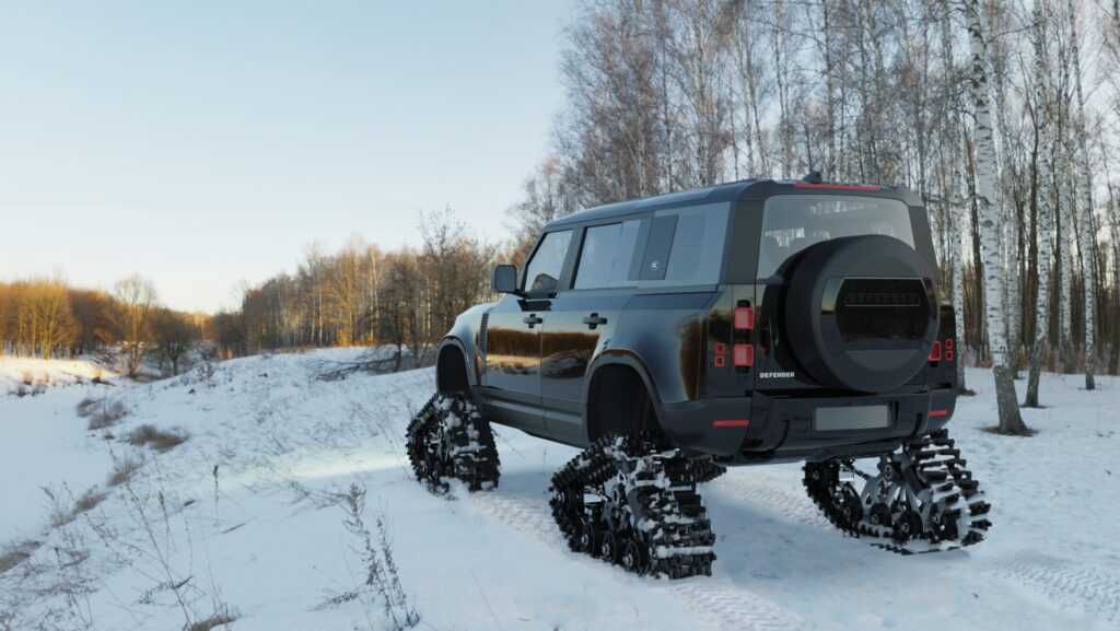 When Four Wheels Aren’t Enough: Tank Tracks Kit For Your Land Rover ...