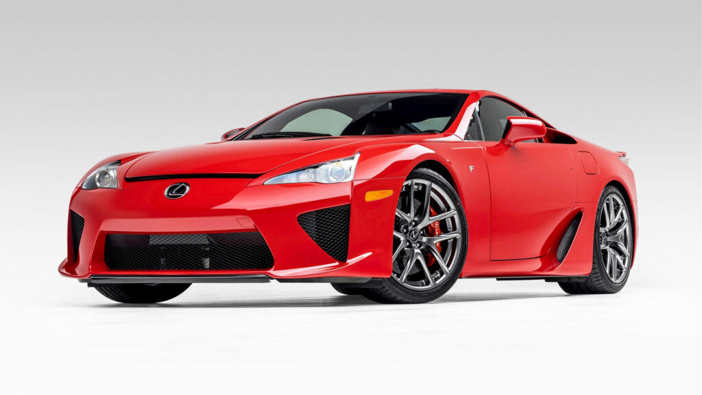  Another Stunning Red Lexus LFA Is Up For Auction