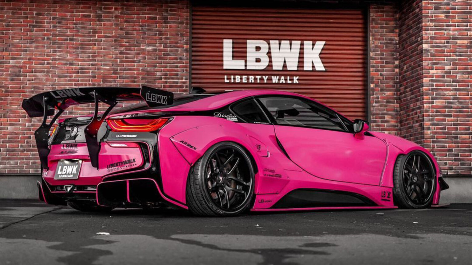 Liberty Walk Has Just Built The Craziest Bmw I8 Weve Ever Seen Carscoops