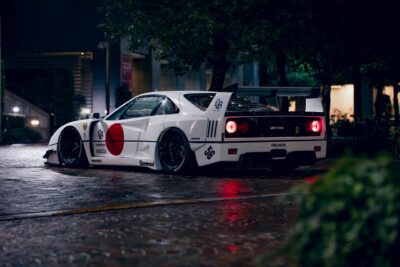 Liberty Walk’s Ferrari F40 May Be Sacrilege But It Looks Sexy In Rainy ...