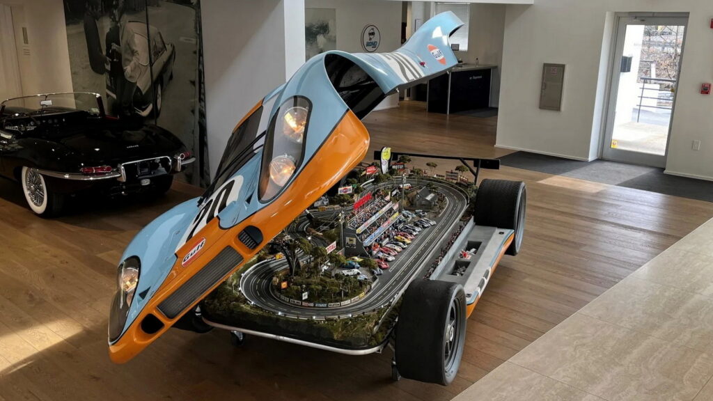  This Porsche 917 Isn’t What It Seems – It’s a Hidden Slot Car Racetrack Worth $205K