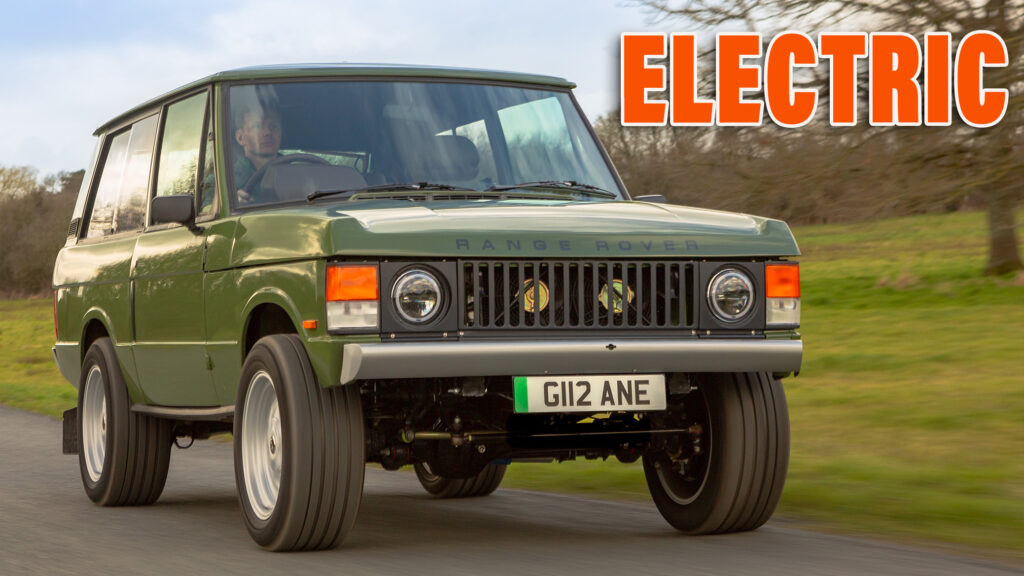  $280k Tesla EV Conversion Cuts Range Rover Classic’s 0-60 MPH Time In Half