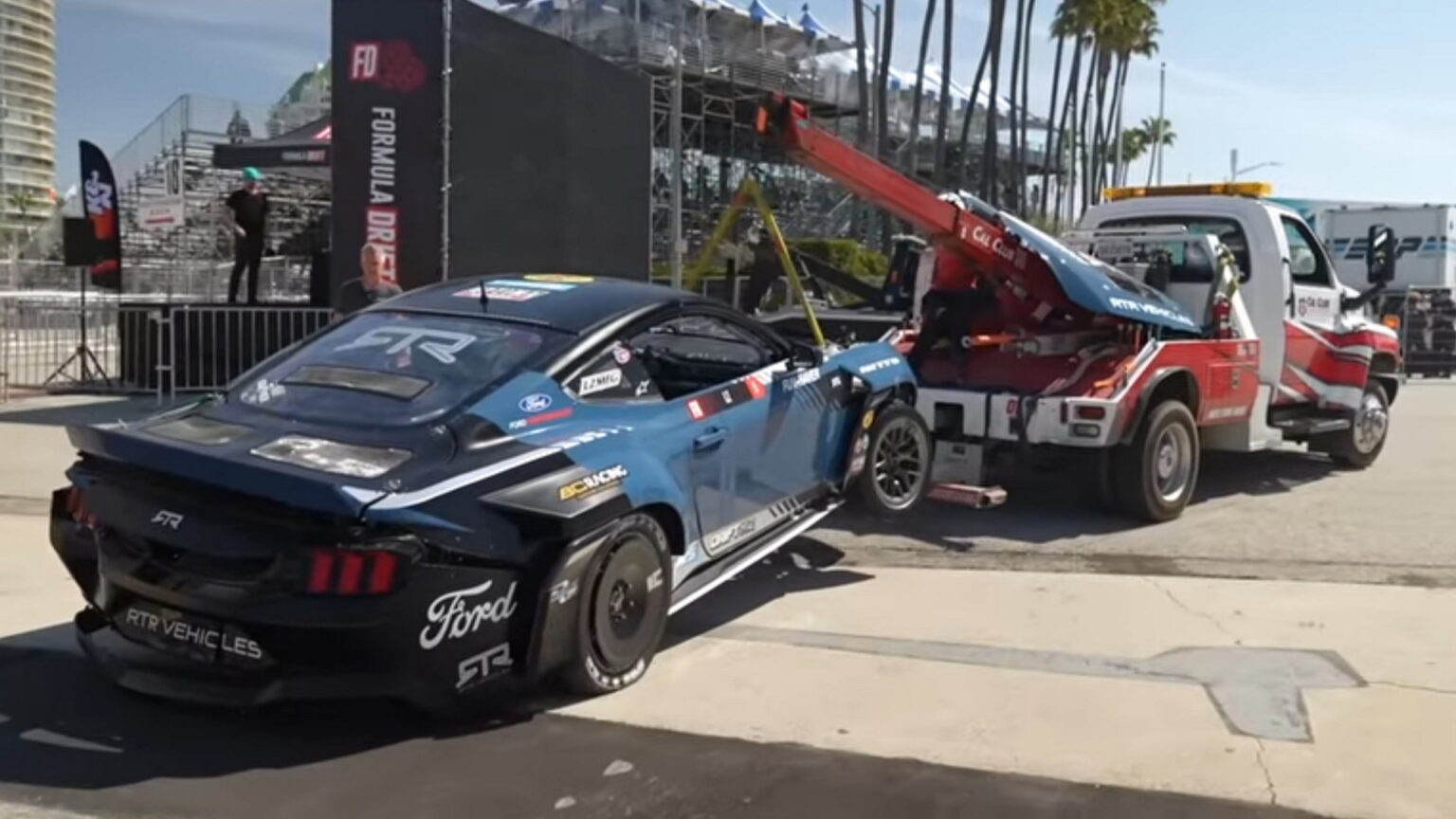 Drifter Walks Away From His “Worst Crash Yet” In 1,300 HP 2024 Ford