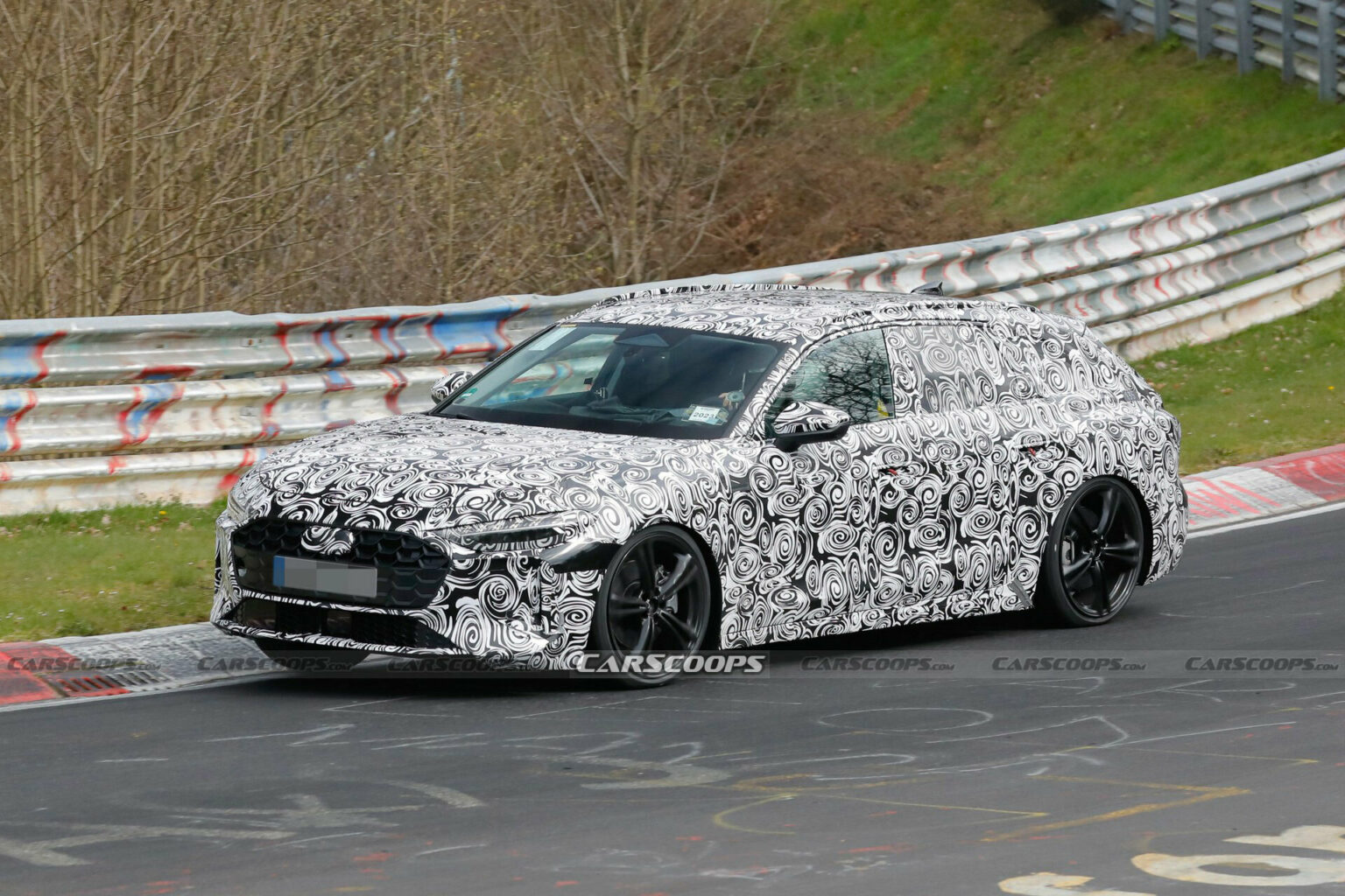 Oh Nein! Audi’s New A5 Avant Breaks Down On The Nurburgring | Carscoops