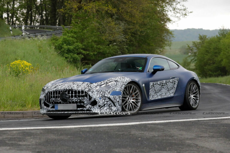 2024 Mercedes-AMG GT Ditches Camo, Reveals Unique Front Fender Vents ...