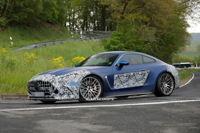 2024 Mercedes-AMG GT Ditches Camo, Reveals Unique Front Fender Vents ...