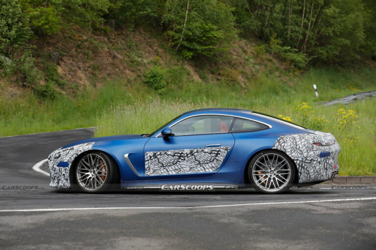 2024 Mercedes-AMG GT Ditches Camo, Reveals Unique Front Fender Vents ...