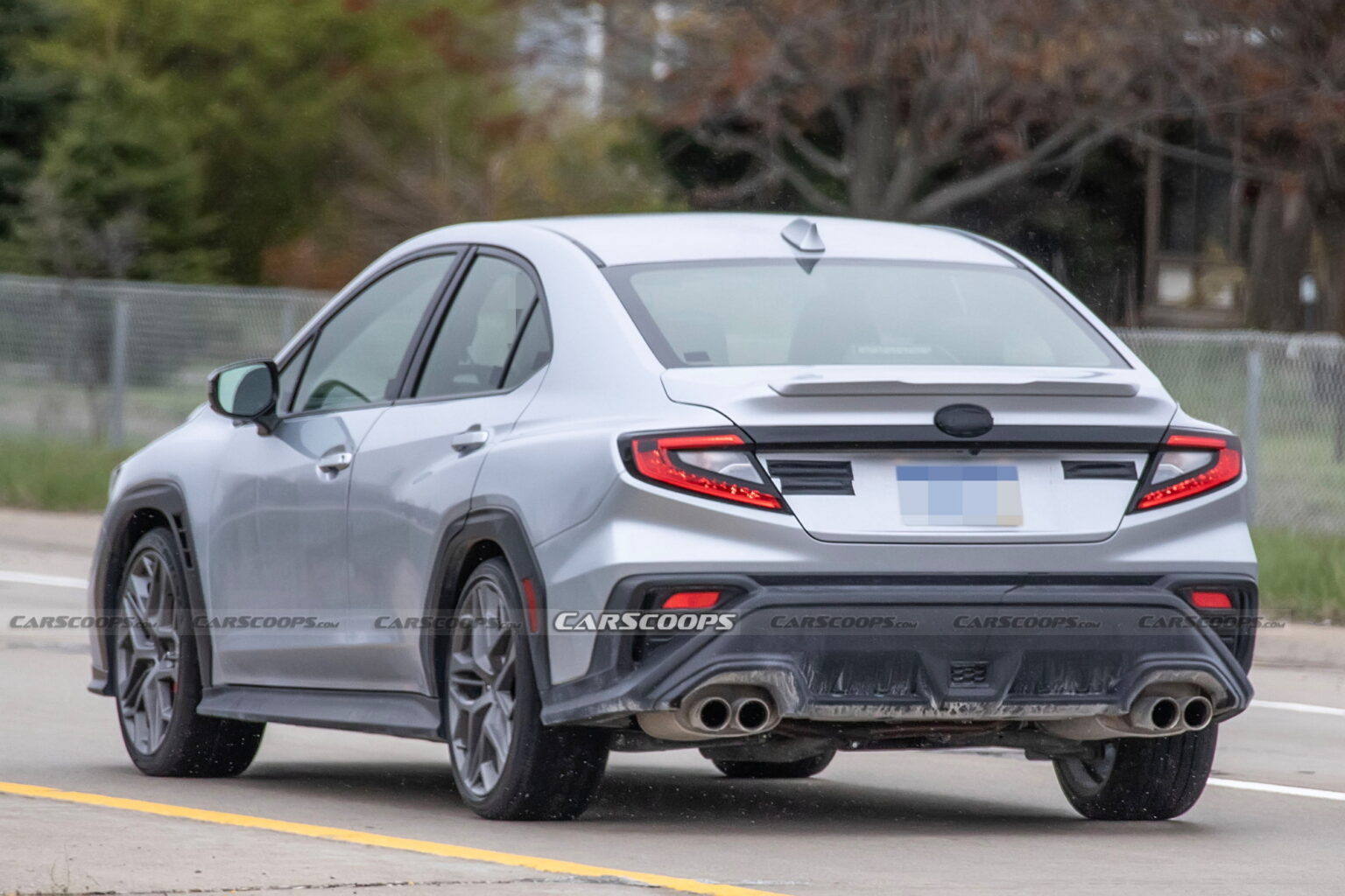 Mystery Subaru WRX Prototype Caught Testing With Bigger Wheels And ...