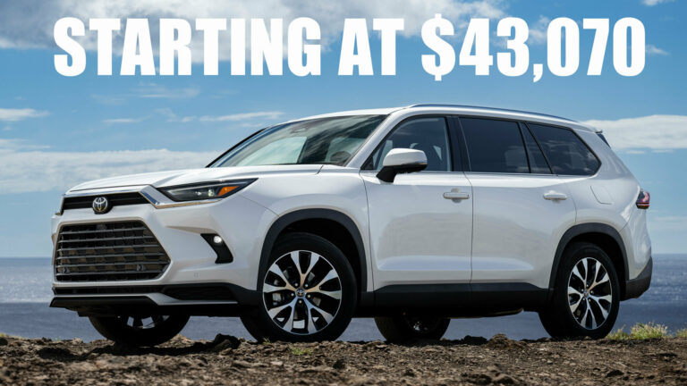 2024 Toyota Grand Highlander Starts A Hair Over $43k And Comes Nicely ...