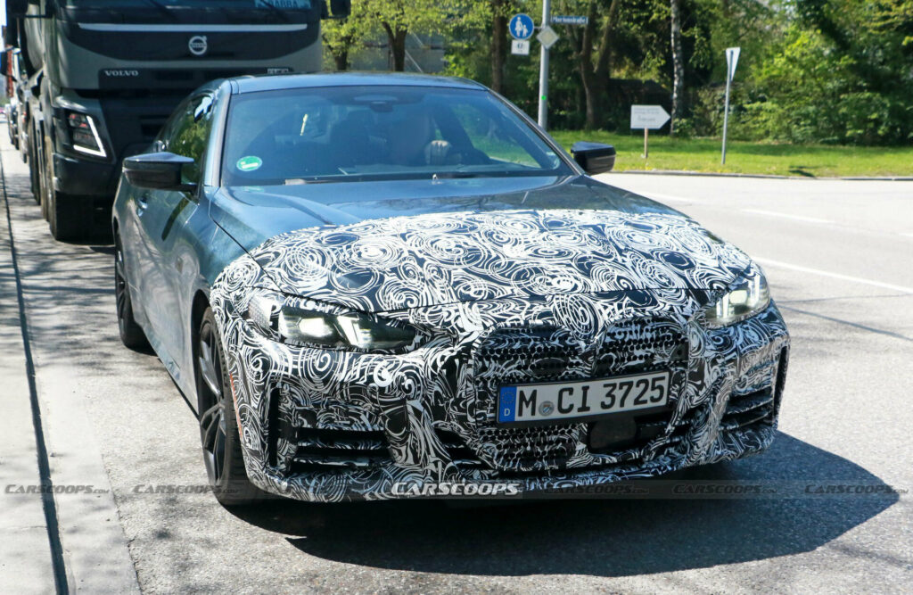 2025 BMW 4-Series Coupe Spied With Barely Noticeable Updates | Carscoops