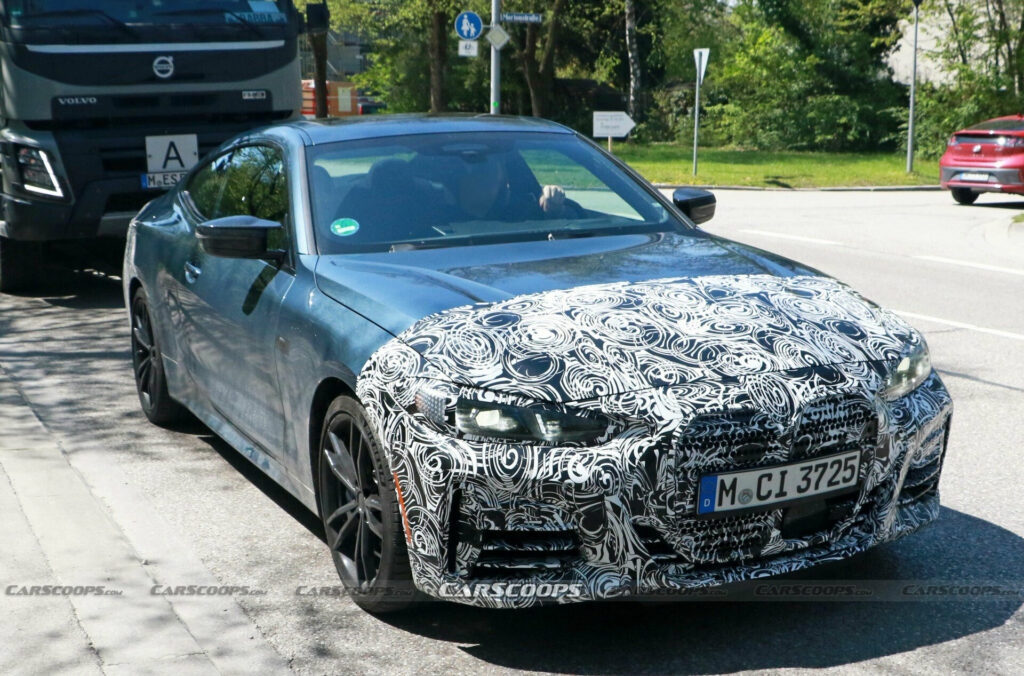 2025 BMW 4-Series Coupe Spied With Barely Noticeable Updates | Carscoops