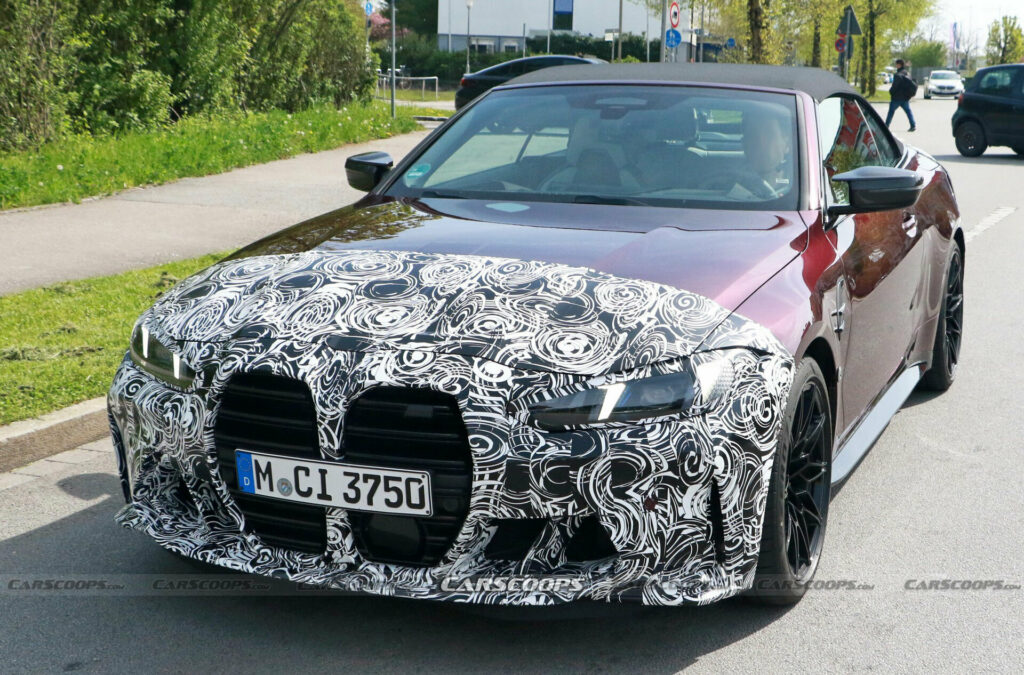 2025 BMW M4 Convertible Spied With CSL-Like Features | Carscoops