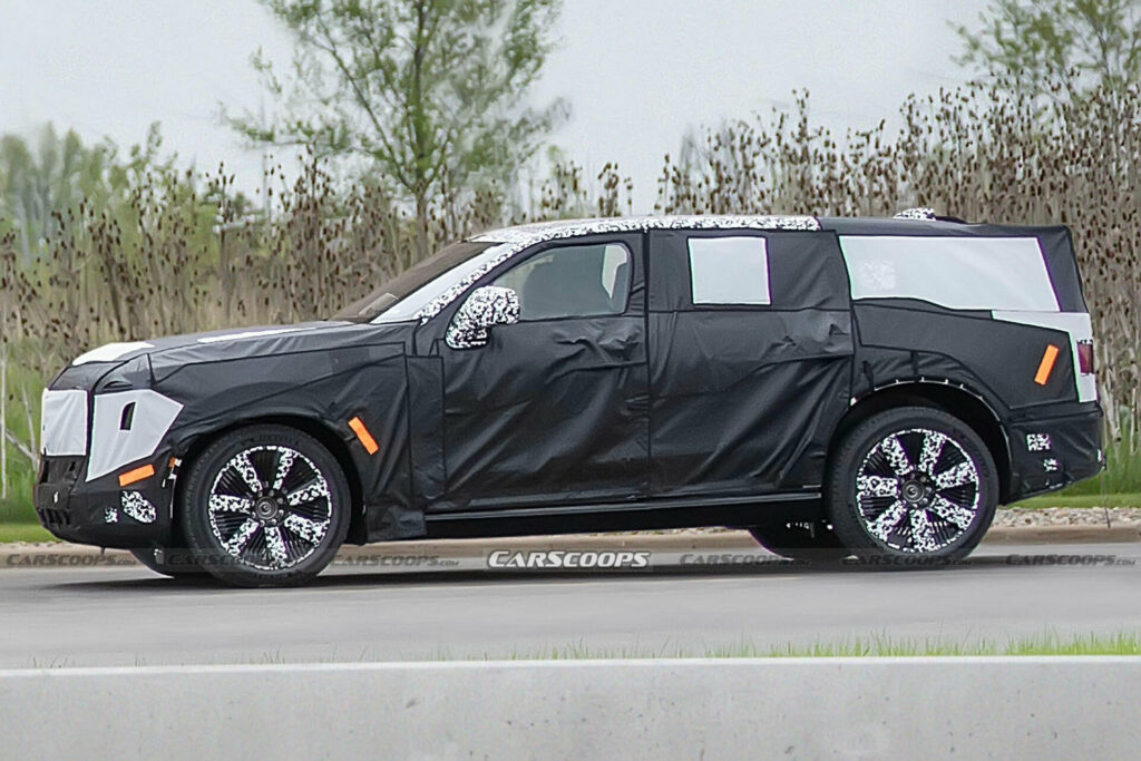 2025 Cadillac Escalade IQ Spied For The First Time As Brand’s Flagship