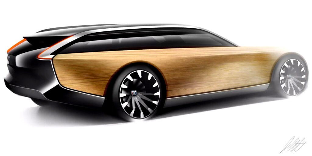  Futuristic 2027 Buick Roadmaster Renders Reimagine Iconic Wagon For Electric Age