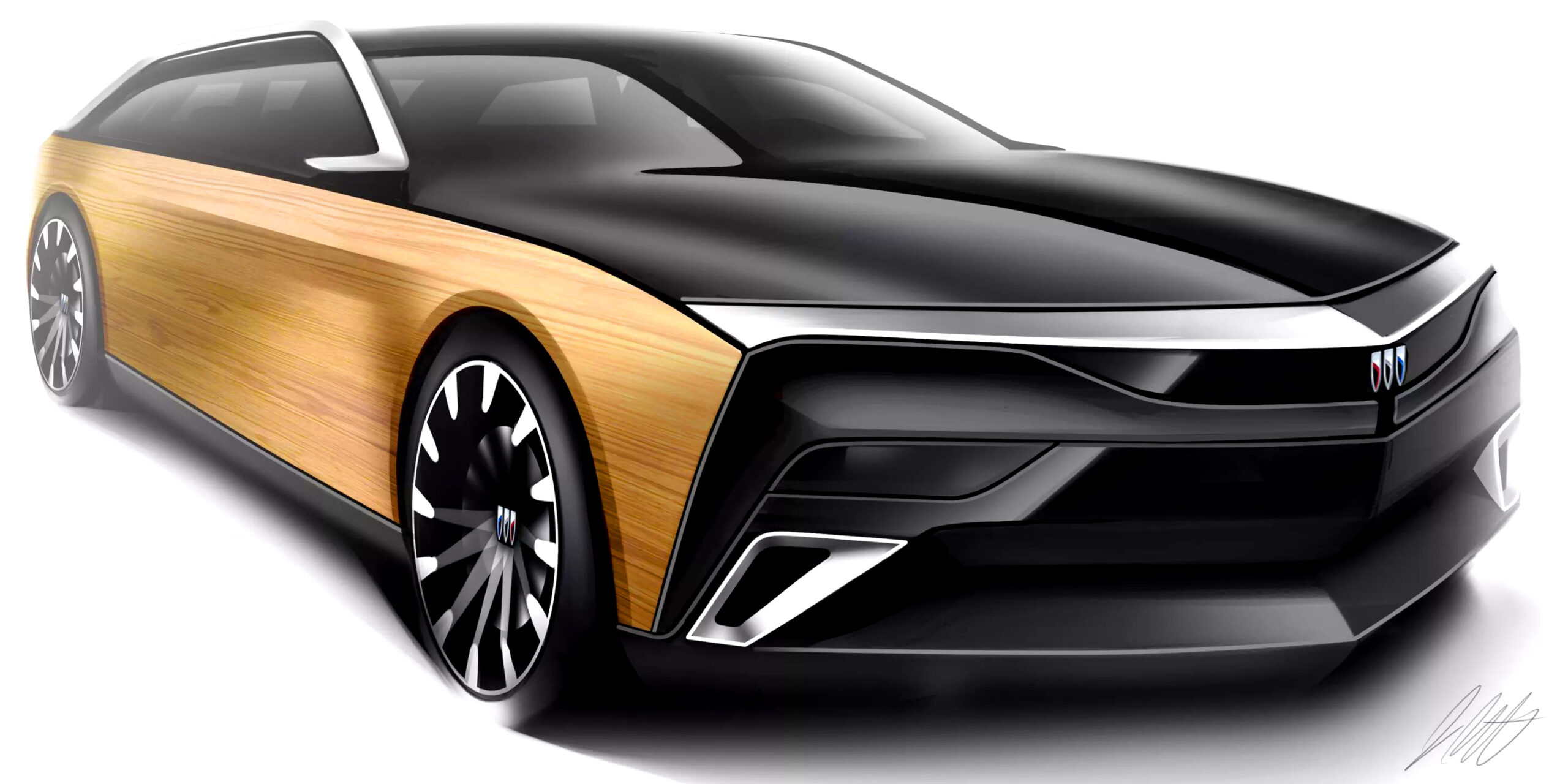 Futuristic 2027 Buick Roadmaster Renders Reimagine Iconic Wagon For  Electric Age
