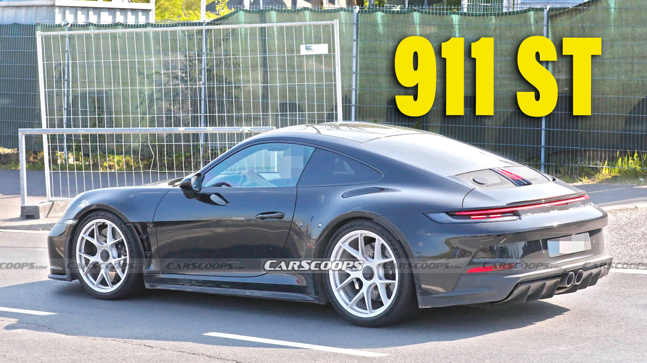 Undisguised Porsche 911 ST Reveals Its Aero Secrets