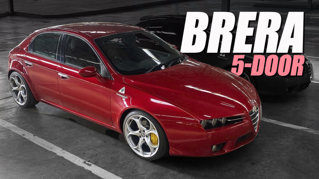  This 159-Brera Mashup Is The Hatchback Alfa Romeo Never Dared To Build