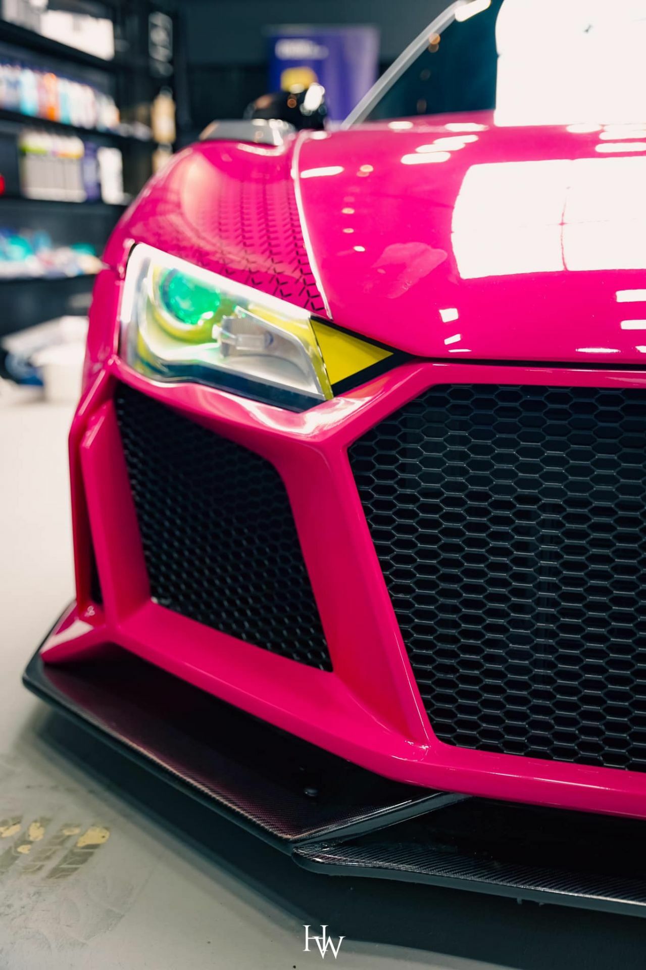 Audi R8 “Pinky” Has Wild Custom Bodykit With A Lamborghini Twist ...