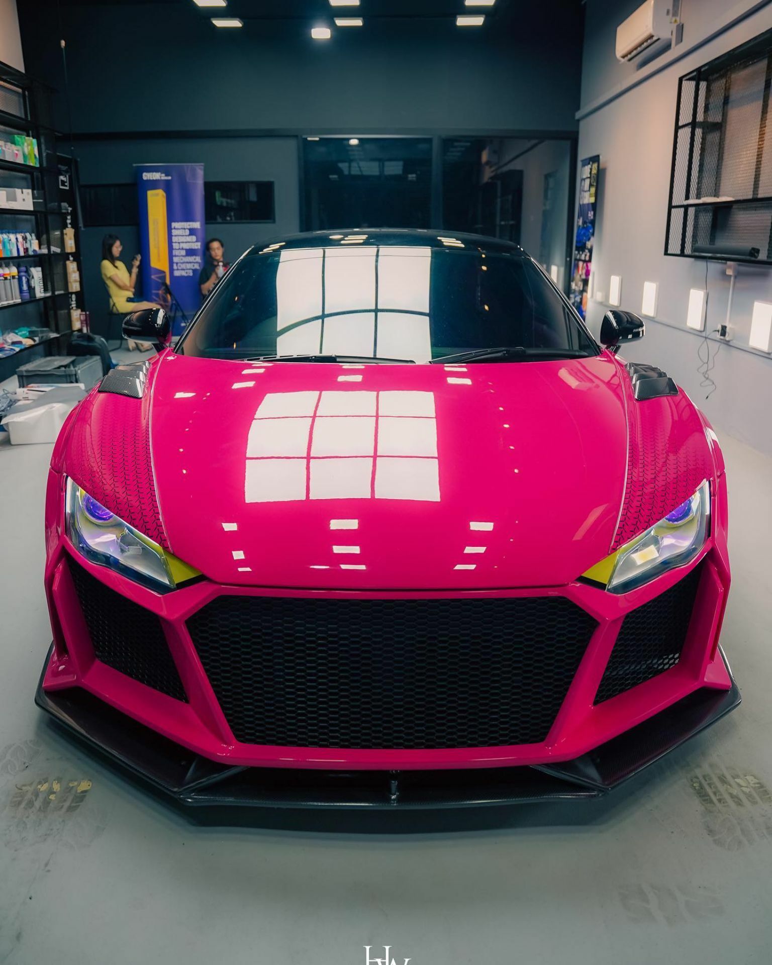 Audi R8 “Pinky” Has Wild Custom Bodykit With A Lamborghini Twist ...