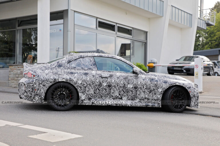 2025 BMW M2 CS Spied Out On The Roads Wearing CSL Wheels | Carscoops