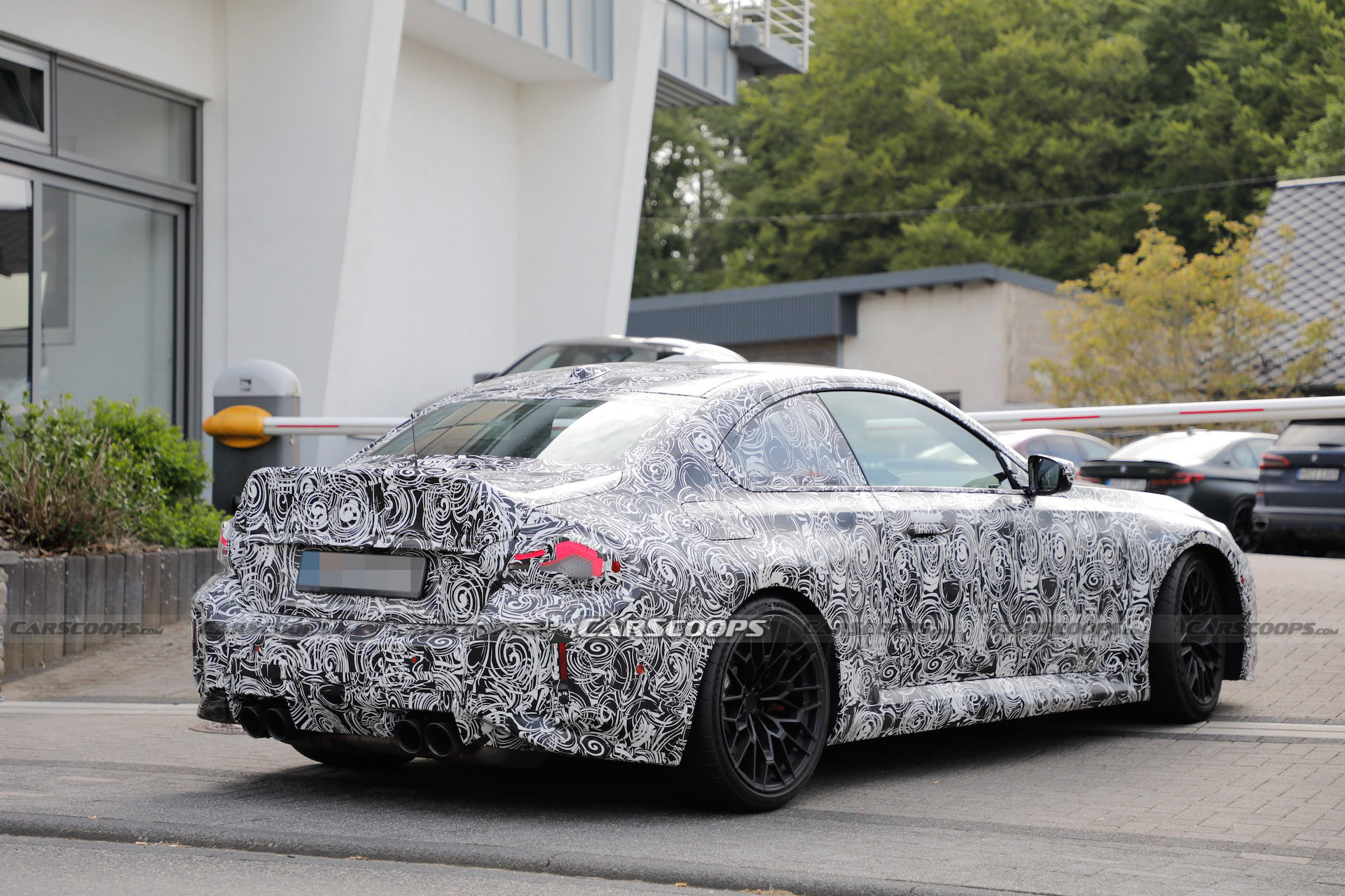 2025 BMW M2 CS Spied Out On The Roads Wearing CSL Wheels  Carscoops