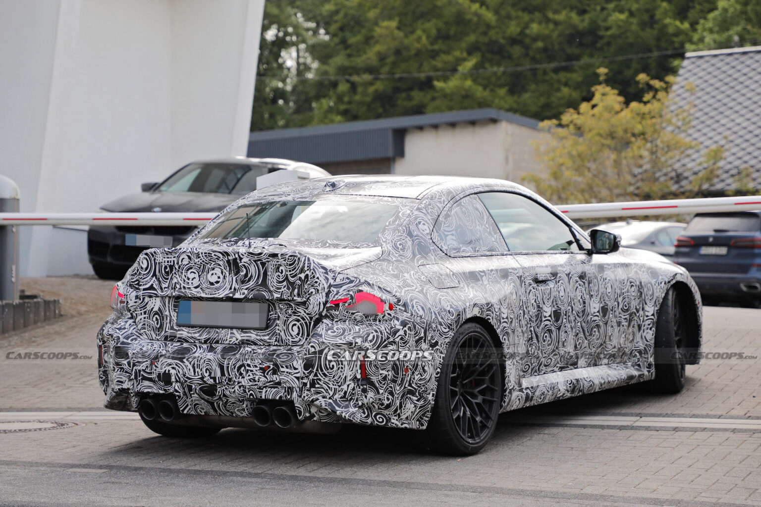 2025 BMW M2 CS Spied Out On The Roads Wearing CSL Wheels  Carscoops