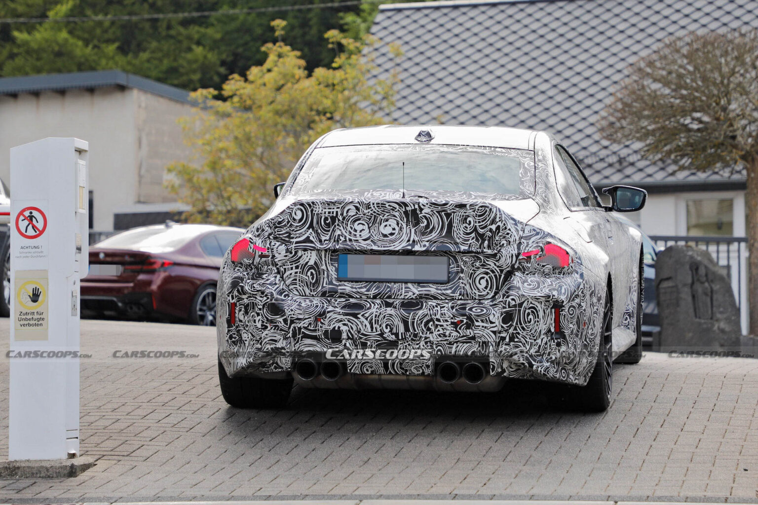 2025 Bmw M2 Cs Spied Out On The Roads Wearing Csl Wheels Carscoops