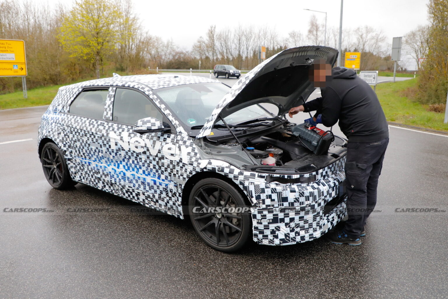 Hyundais Hot New Ioniq 5 N Spotted With A Flat Battery Ahead Of Goodwood Debut Carscoops 2250