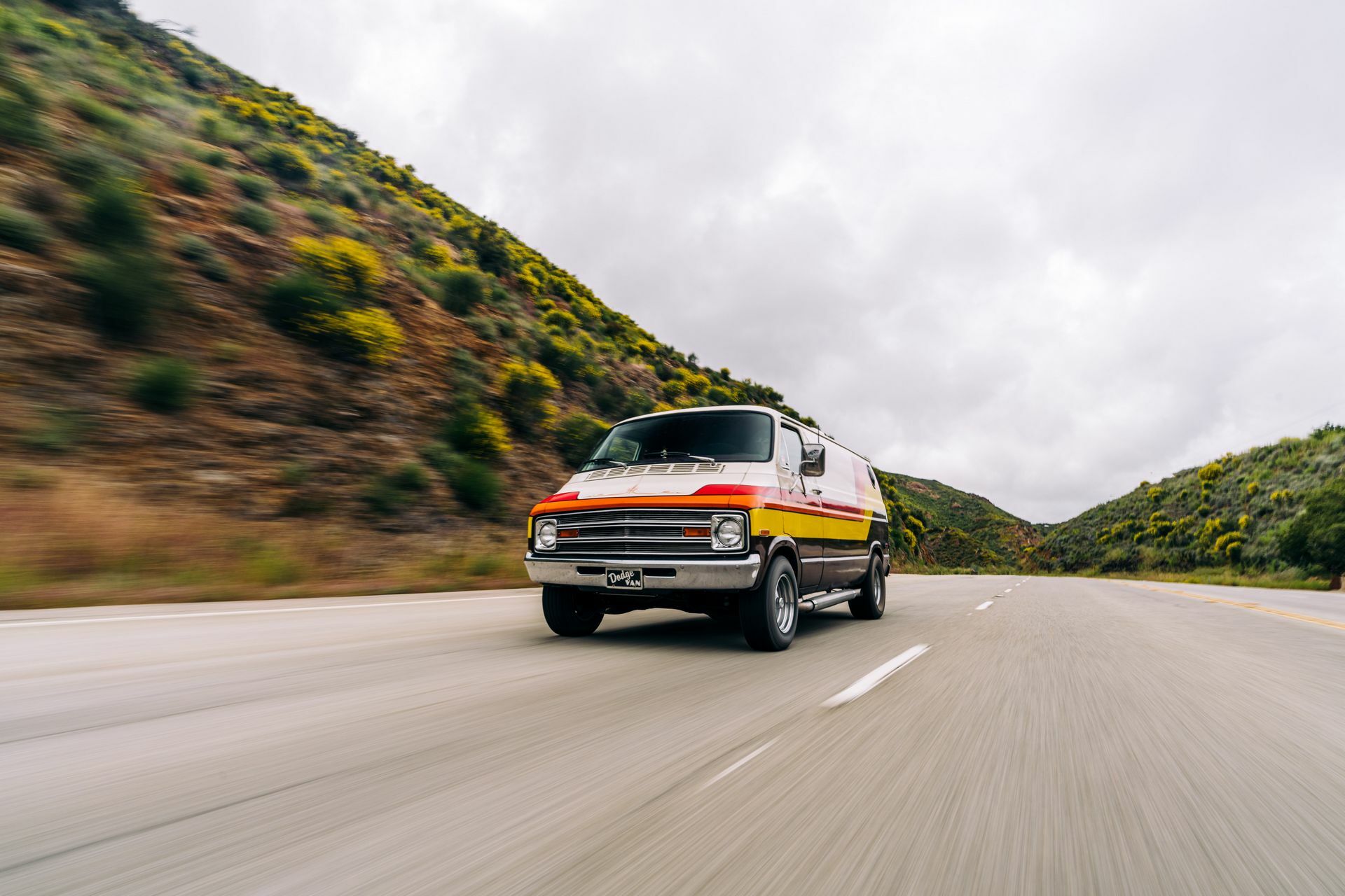 Dodge B100 Tradesman Reborn As A Groovy V8 Party Wagon By Legacy ...