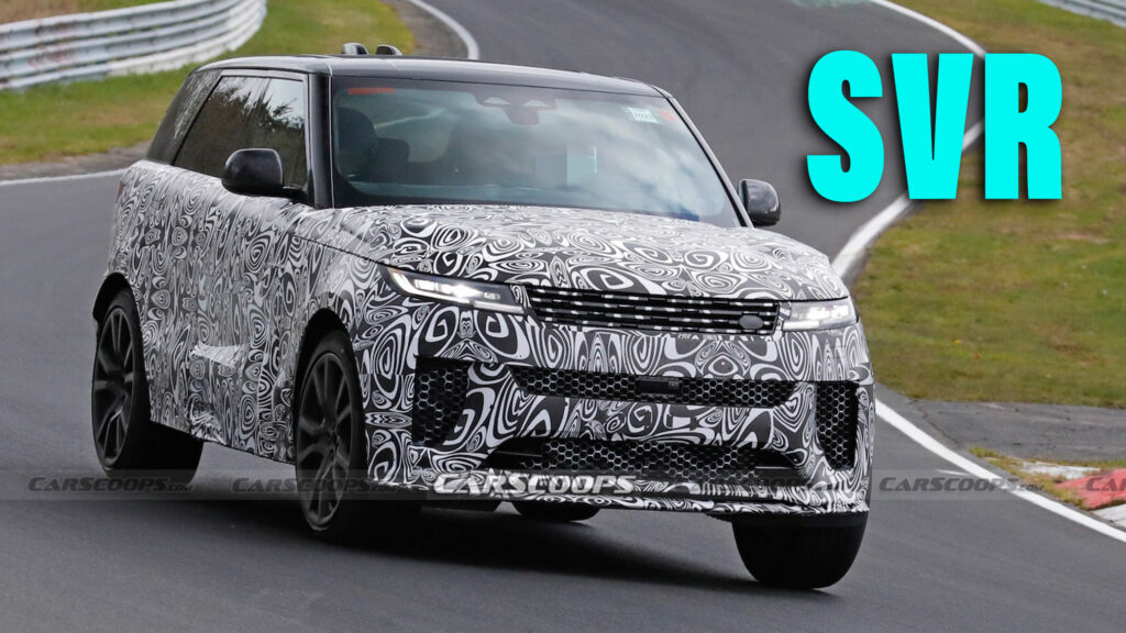  Hot Range Rover Sport SV Puts In A Nurburgring Workout Ahead Of May 31 Reveal