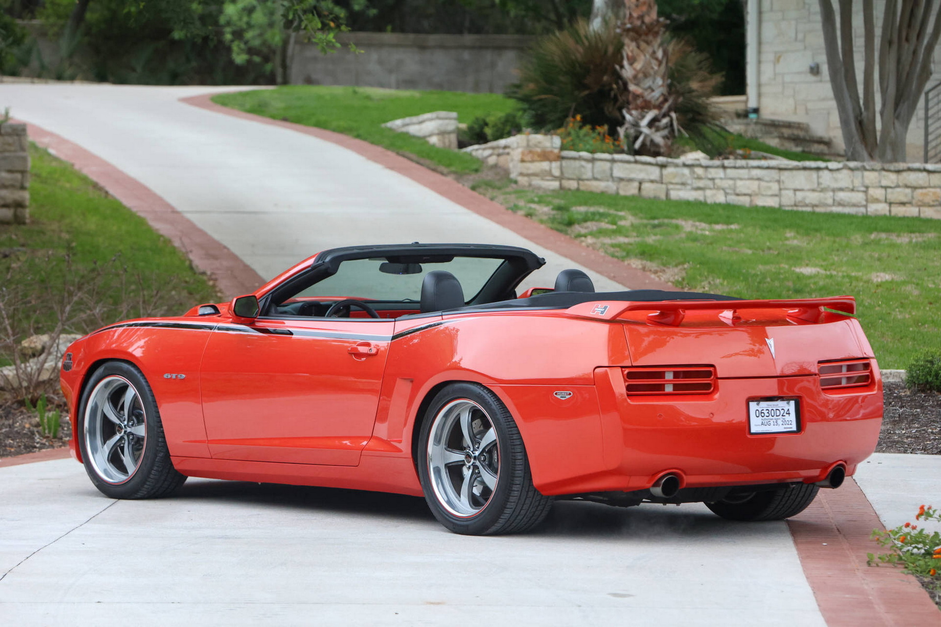 T Gto Convertible Is A Chevy Camaro Masquerading As A Pontiac