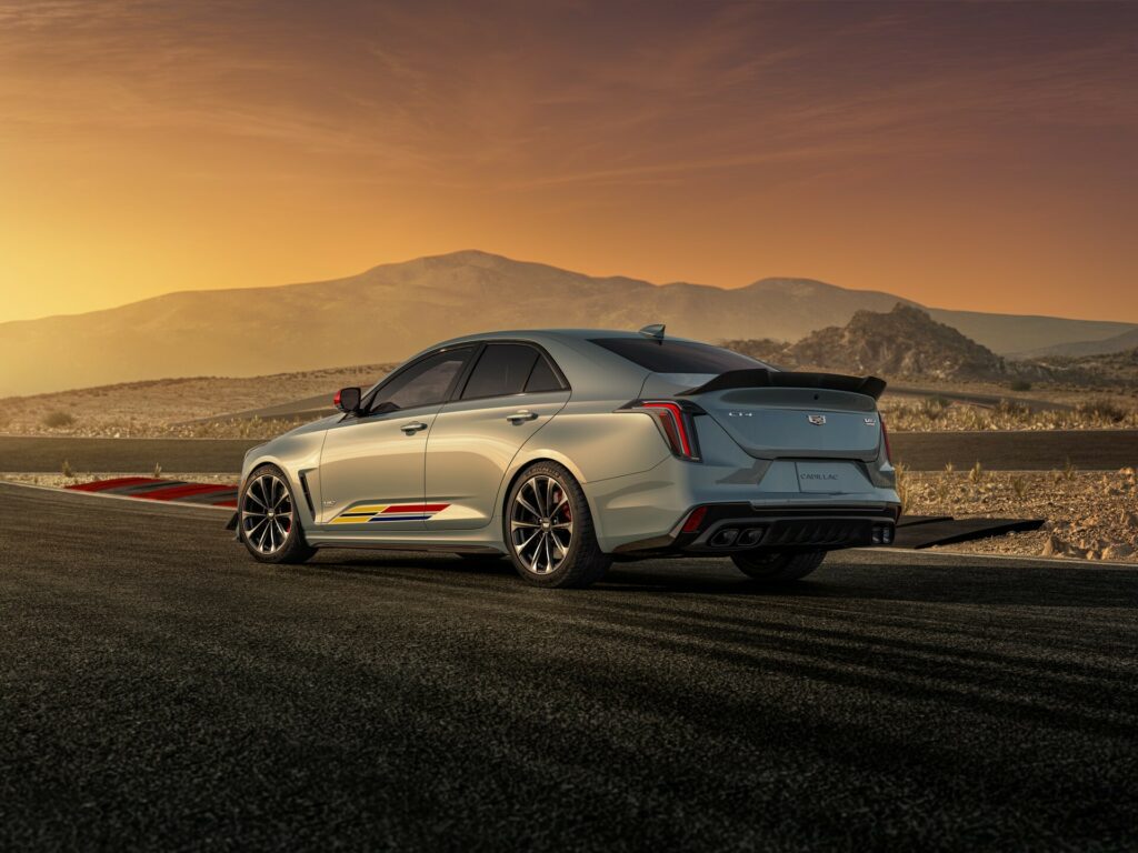2024 Cadillac CT4V Blackwing Mondrian Editions Celebrate 20 Years Of V