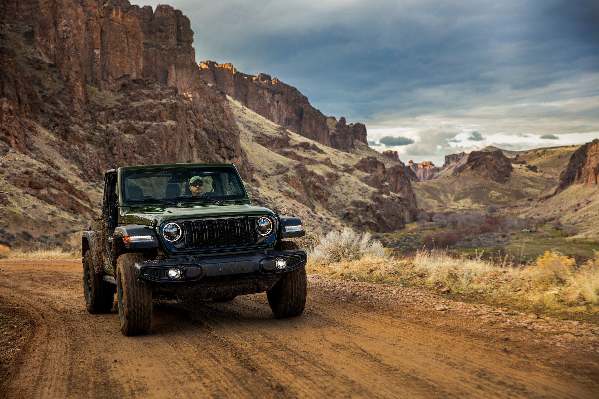 Jeep Wrangler в горах