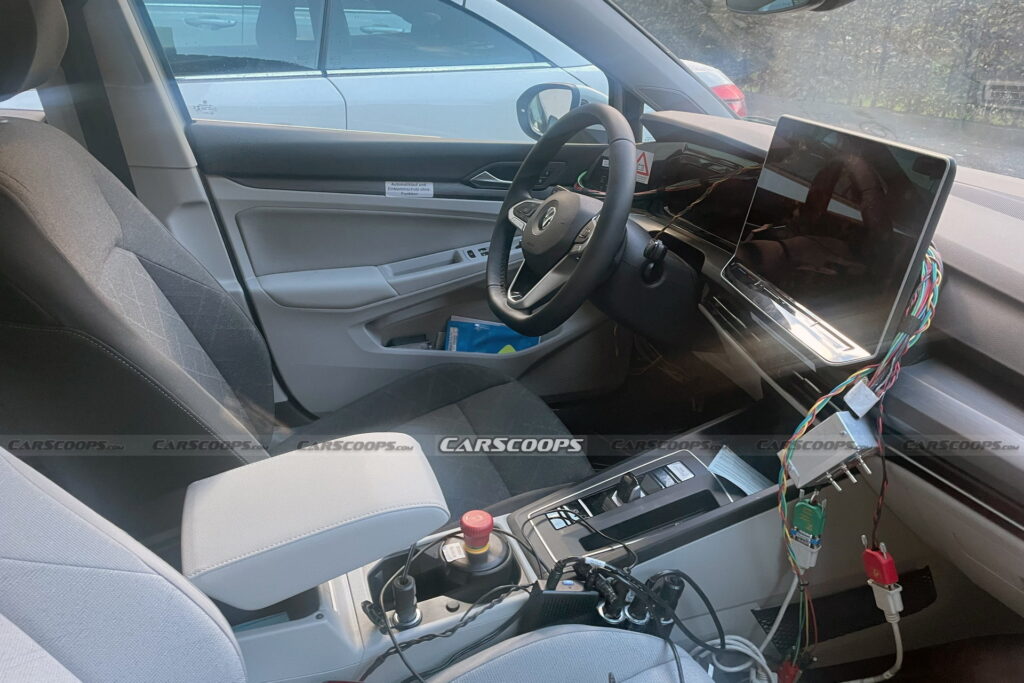 2024 Volkswagen Golf spied with updated interior