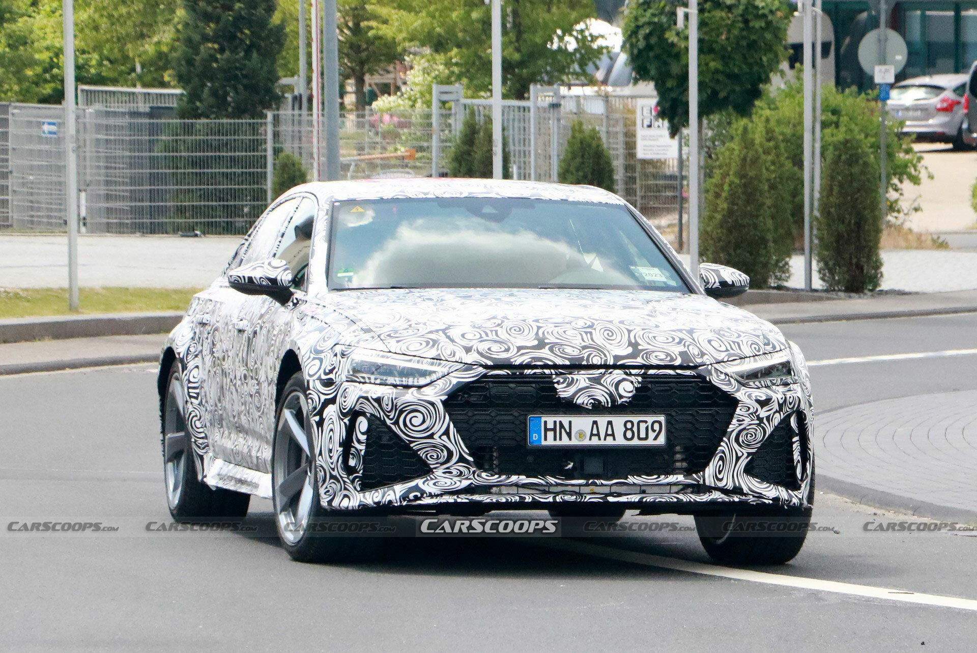 Audi’s RS7 Mule Gearing Up To Test Its PHEV Powertrain On The Ring