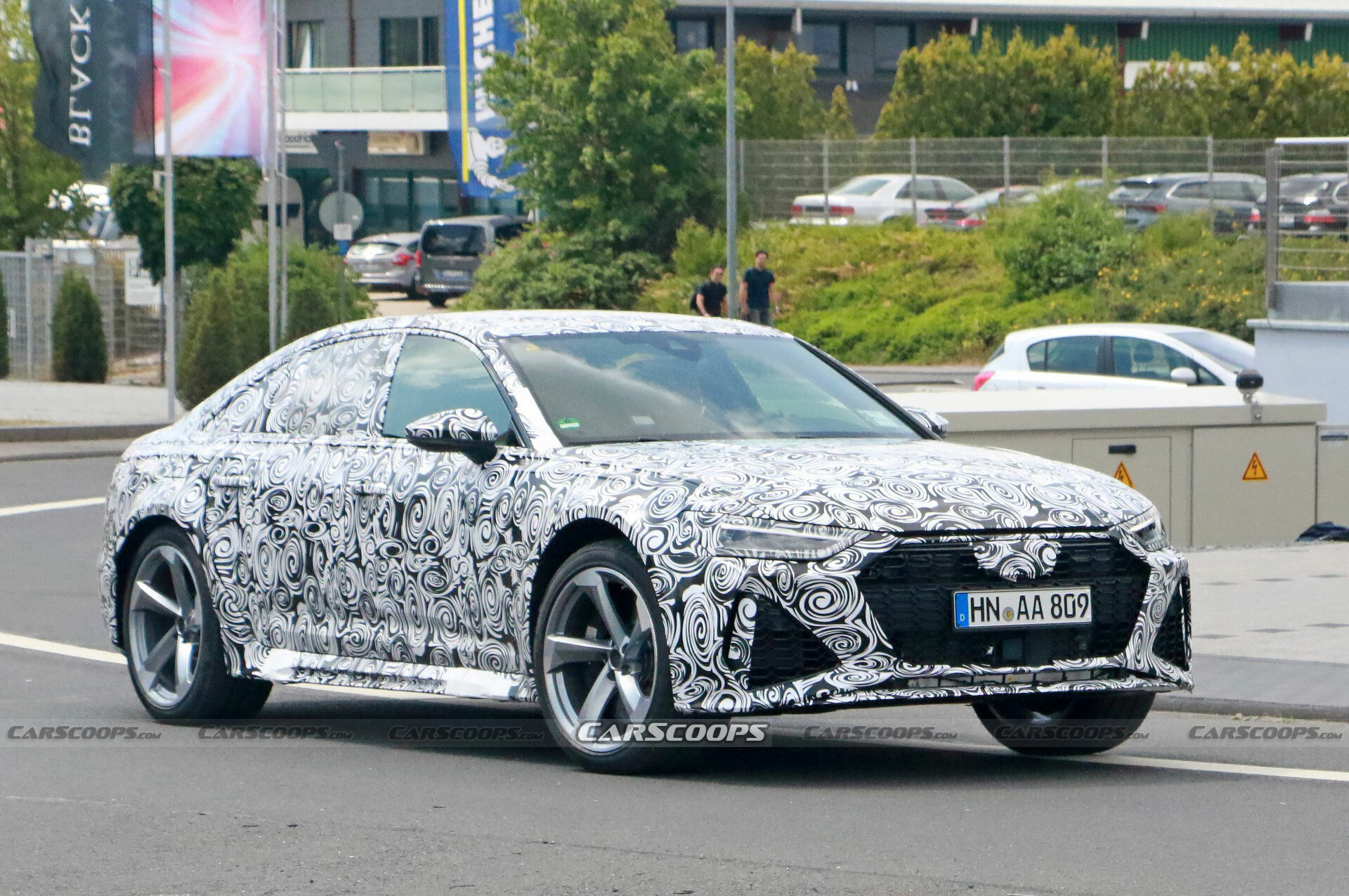 Audi’s RS7 Mule Gearing Up To Test Its PHEV Powertrain On The Ring