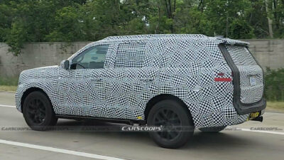 U Spy The 2025 Ford Expedition Testing In Detroit | Carscoops