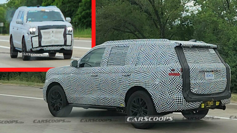 U Spy The 2025 Ford Expedition Testing In Detroit | Carscoops