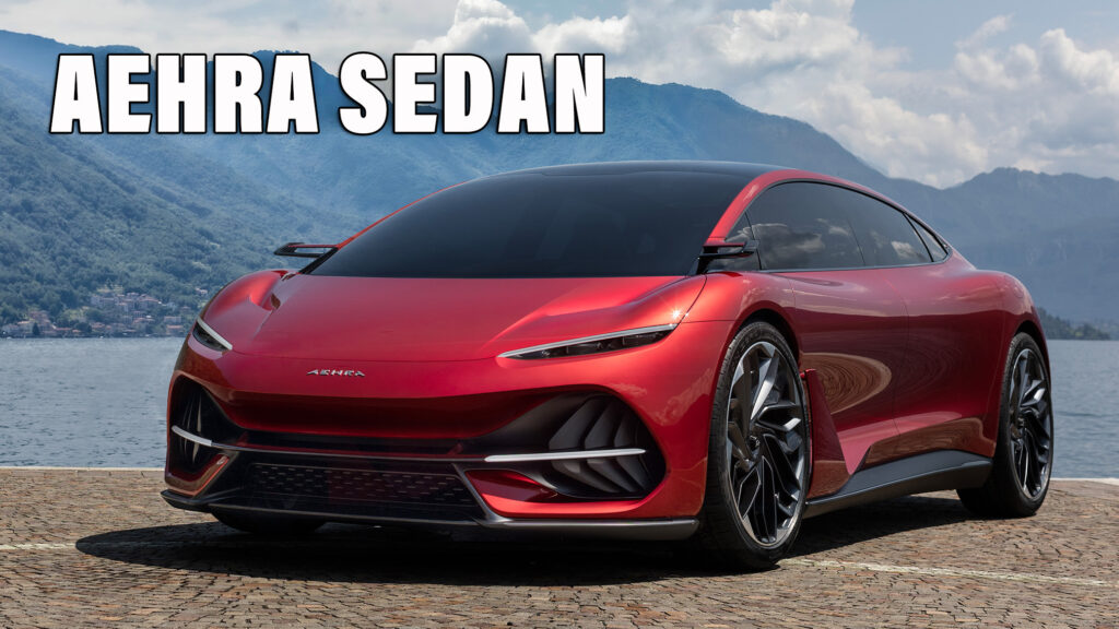  Aehra Sedan Has A 497-Mile EV Range And Turns Heads Like A Supercar