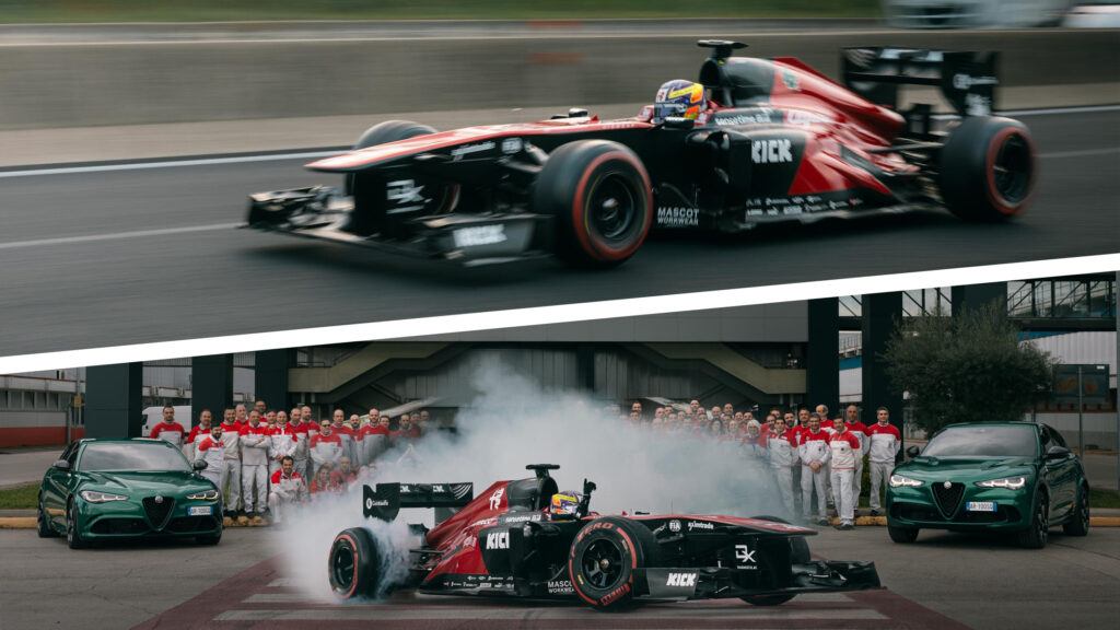  Alfa Romeo Unleashes F1 Car On Autostrada To Celebrate Its 113th Birthday