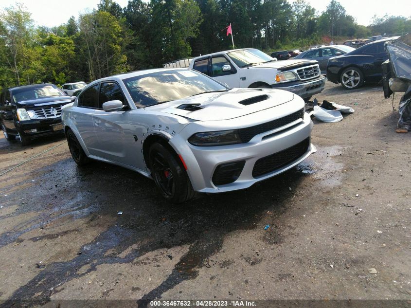 Thief Survives 163 MPH Crash In Dodge Charger Stolen From IAA Auction