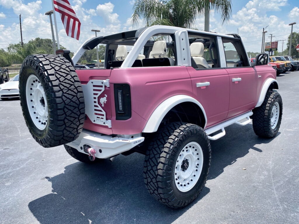 Custom Ford Bronco Is So Pink It'll Make Barbie Trade Her Jeep