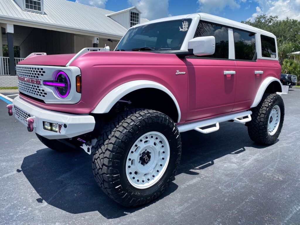 Custom Ford Bronco Is So Pink It'll Make Barbie Trade Her Jeep