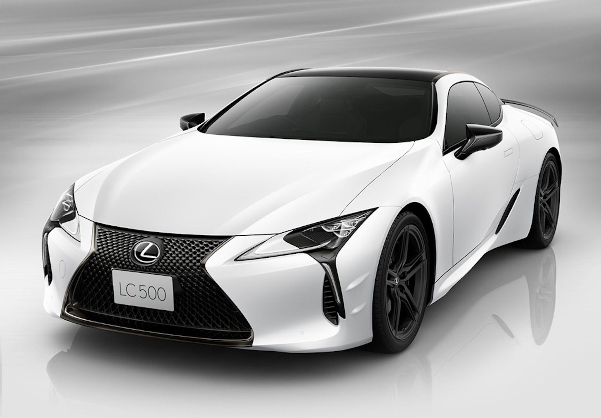 Lexus lc500 черный матовый