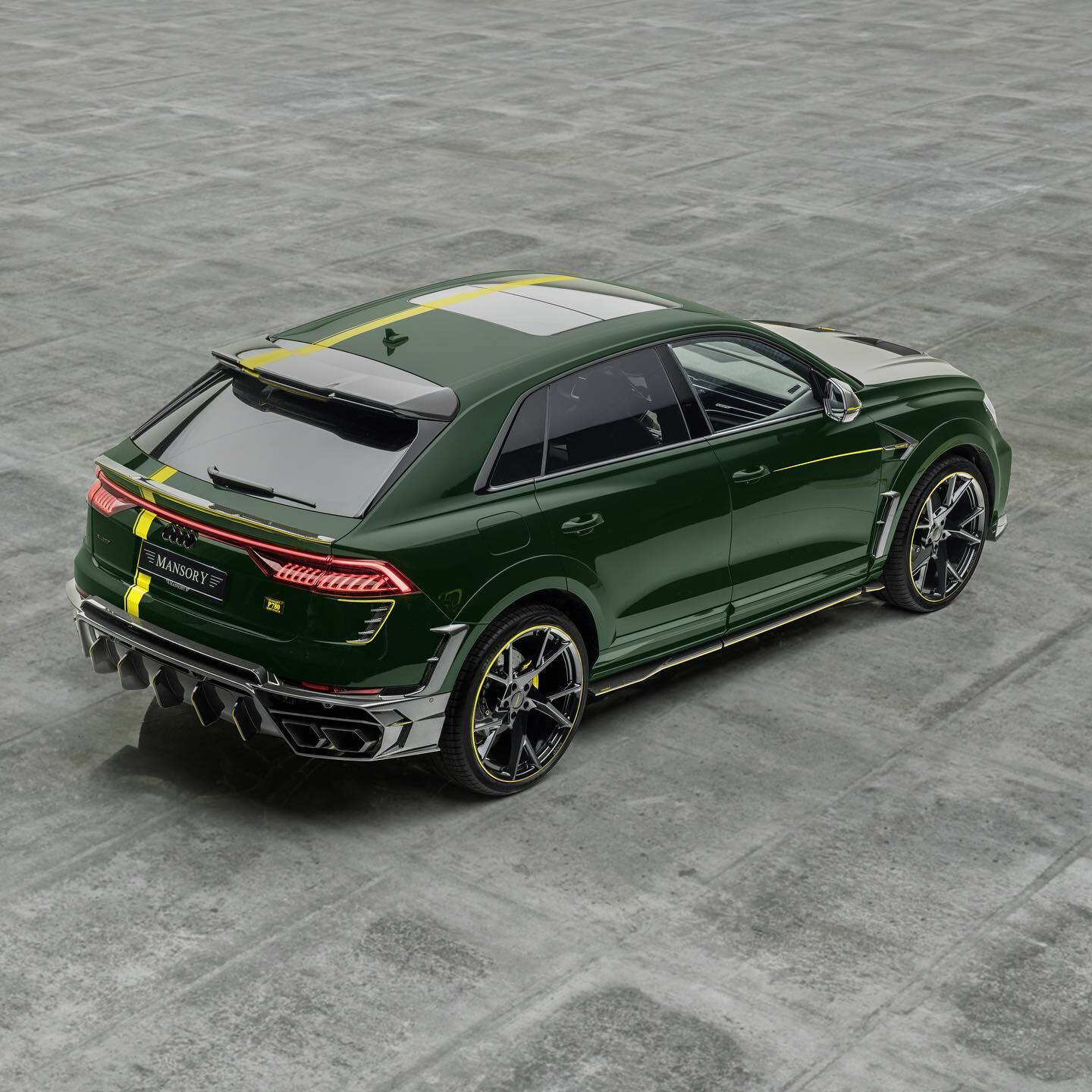 Mansory Baths Audi RS Q8 In Green And Carbon Fiber Giving It 769 HP ...