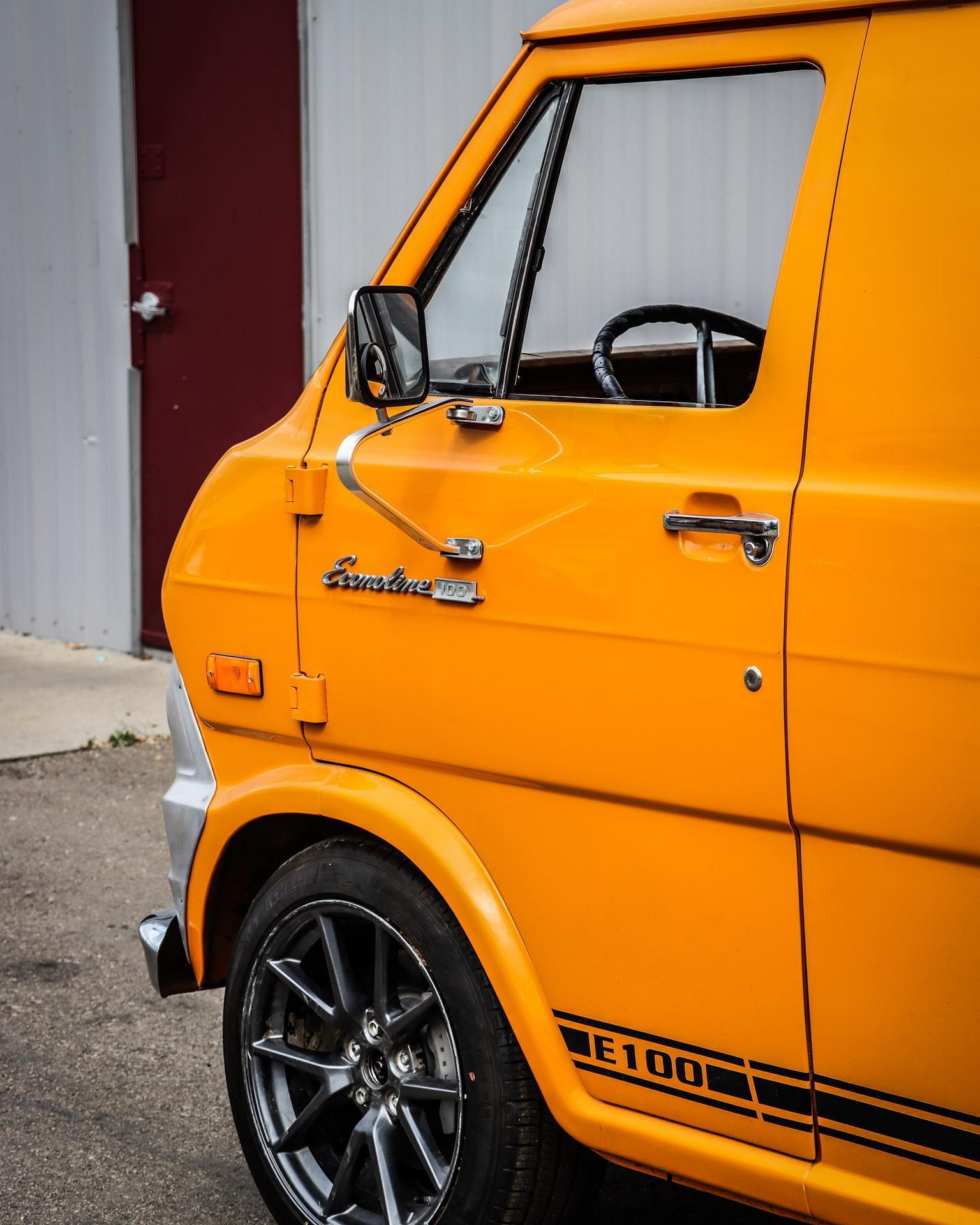 Tesla-Swapped 1974 Ford E-100 Van Is A Cool Electromod Sleeper | Carscoops