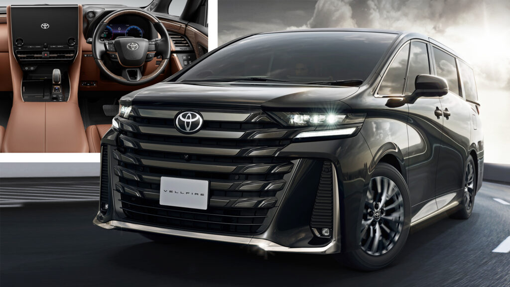 2024 Toyota Alphard And Vellfire Debut In Japan With Huge Grilles And More  Refinement  Carscoops