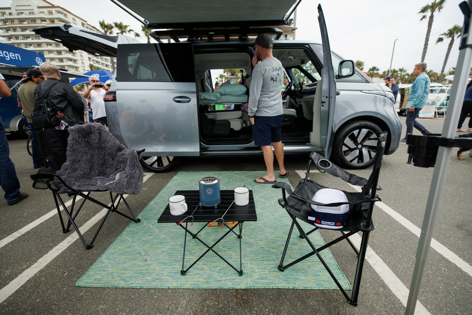 VW ID. Buzz Accessories Concept Has Everything Including A Kitchen Sink ...