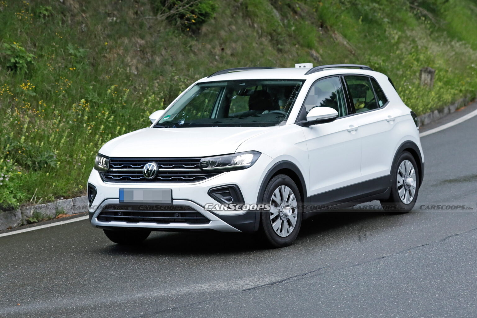 2024 VW T-Cross Spied Completely Undisguised Looking More Like A Baby T ...